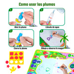 Tapete Mágico Pinta Con Agua (PARA NIÑOS 3 AÑOS EN ADELANTE)