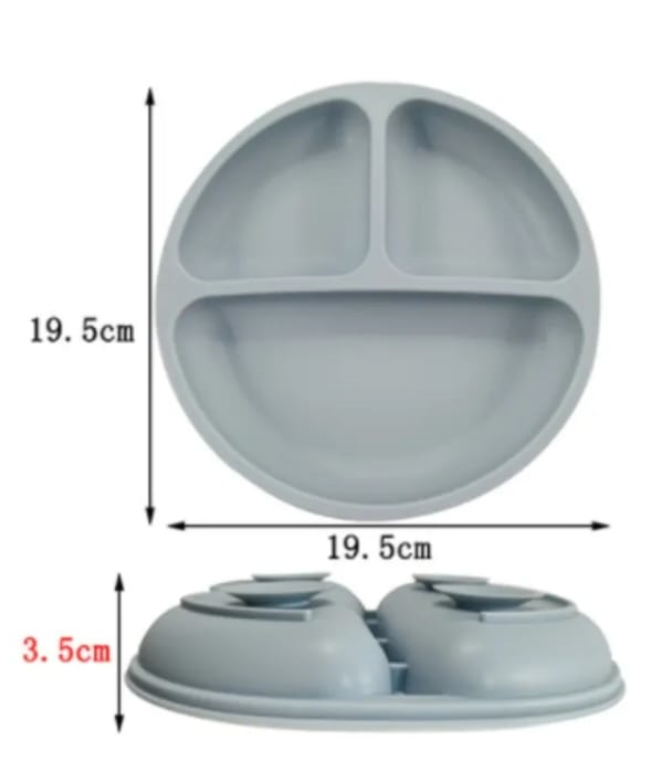 Kit Alimentación para Bebé 3 Piezas en Silicona