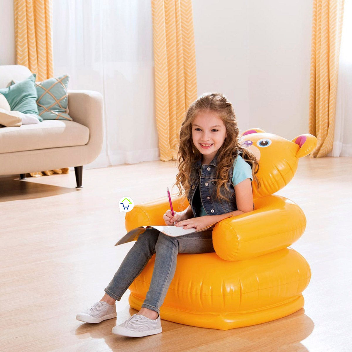 Silla Puff Infantil Portable